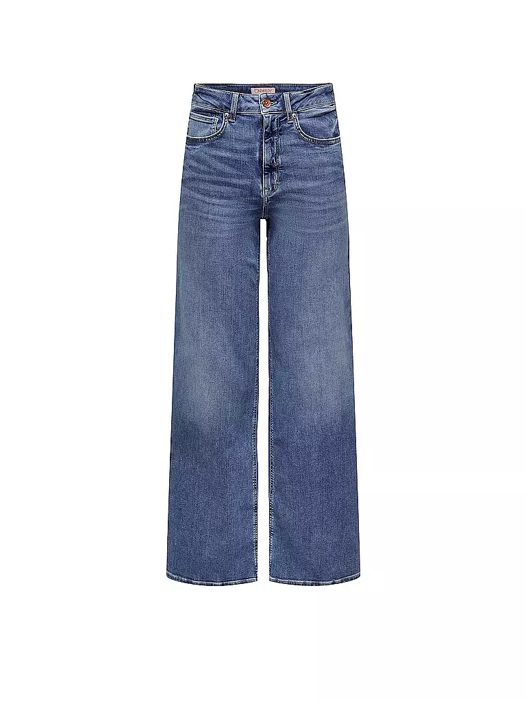 ONLY | Jeans taille haute jambe large ONLMADISON | blau