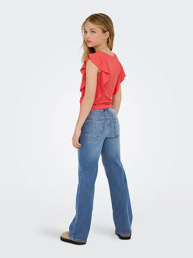 ONLY | Jeans Wide Fit fille | Bleu