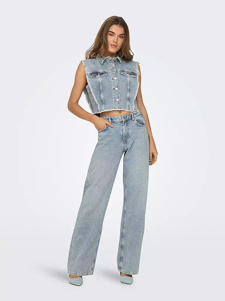 ONLY | Jeans Wide Fit ONLCOBAIN | Bleu clair