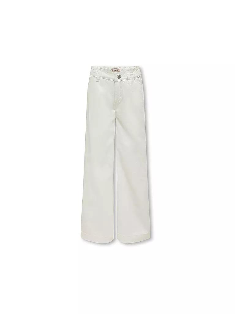 ONLY | Jeans Wide Leg KOGCOMET pour fille | Blanc