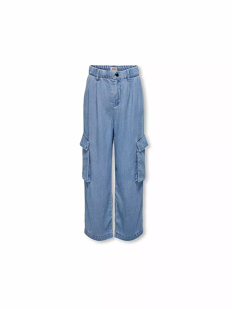ONLY | Jeans Wide Leg KOGSAFARI pour fille | Bleu