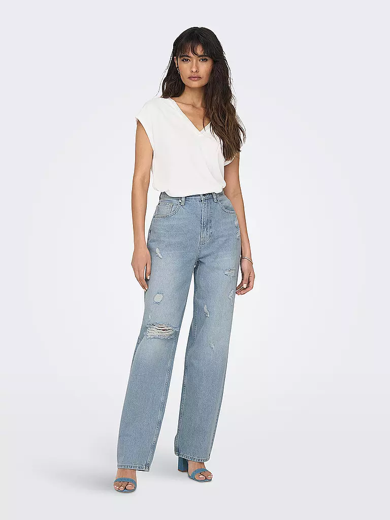 ONLY | Jeans wide leg ONLDEAN  | Bleu clair