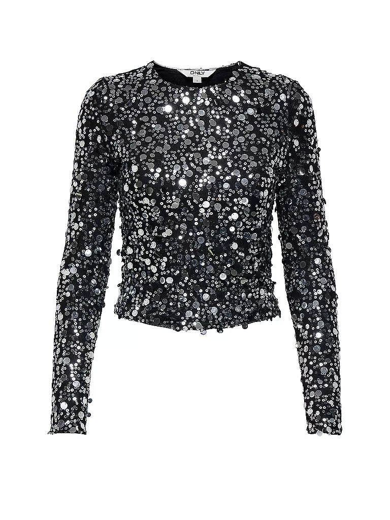 ONLY | Langarmshirt ONLCATINA | silber