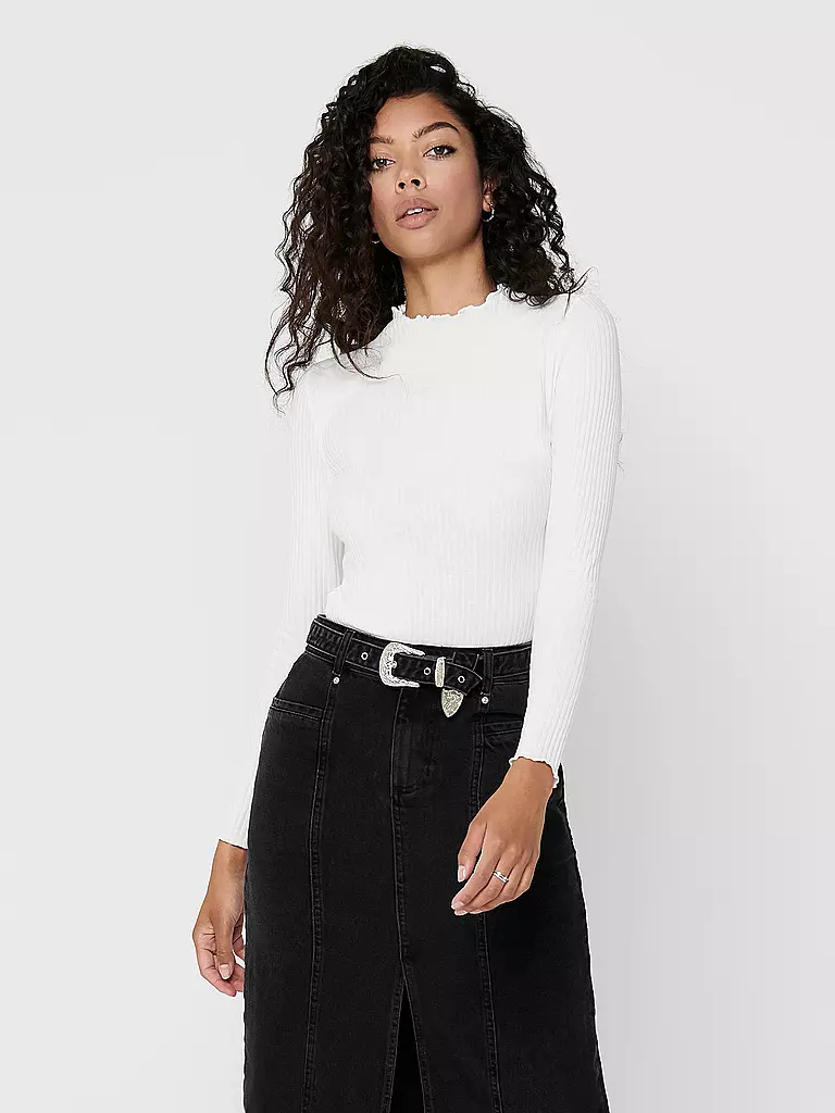 ONLY | Langarmshirt ONLEMMA | creme