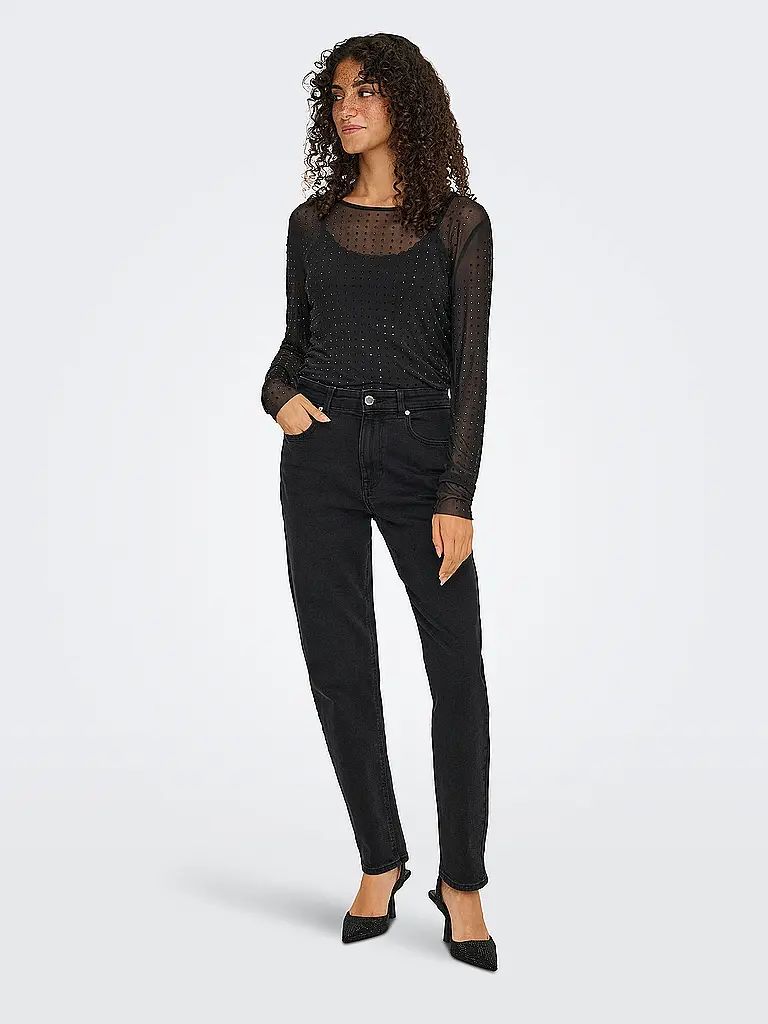 ONLY | Langarmshirt ONLHILEN | schwarz
