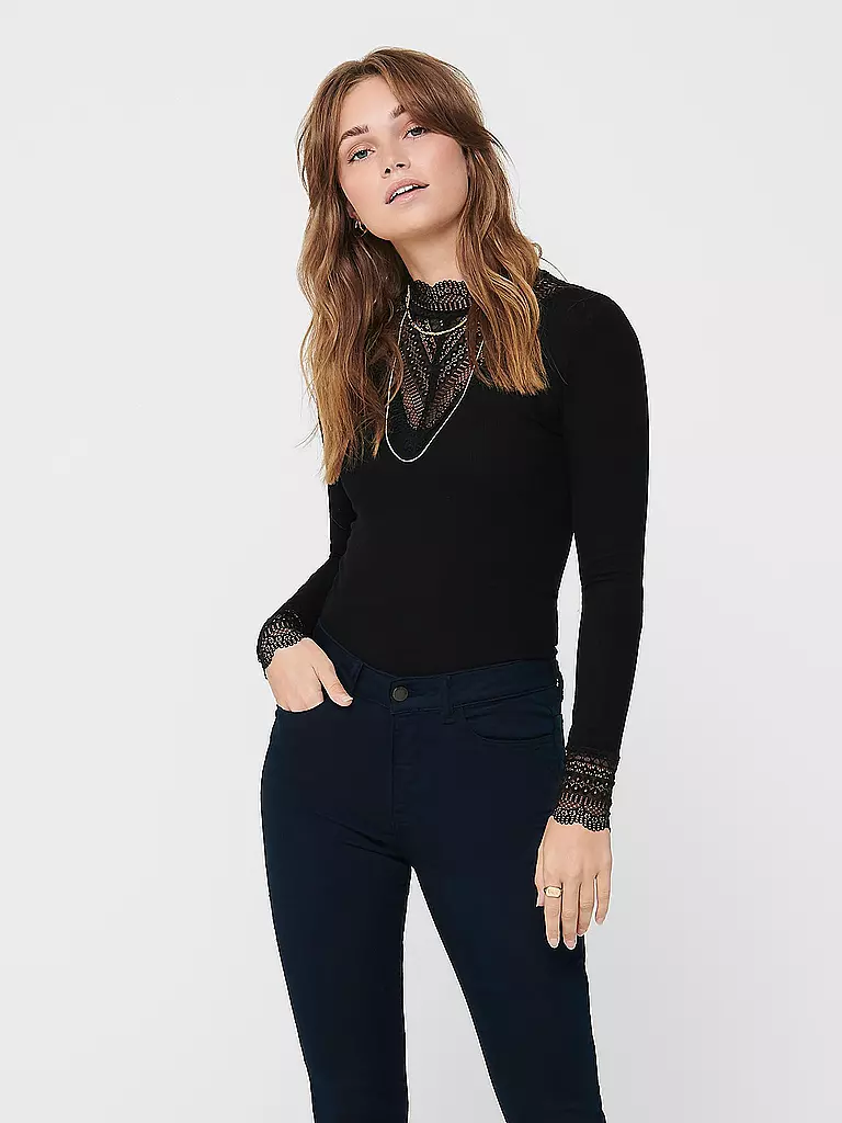 ONLY | Langarmshirt ONLTILDE | Noir