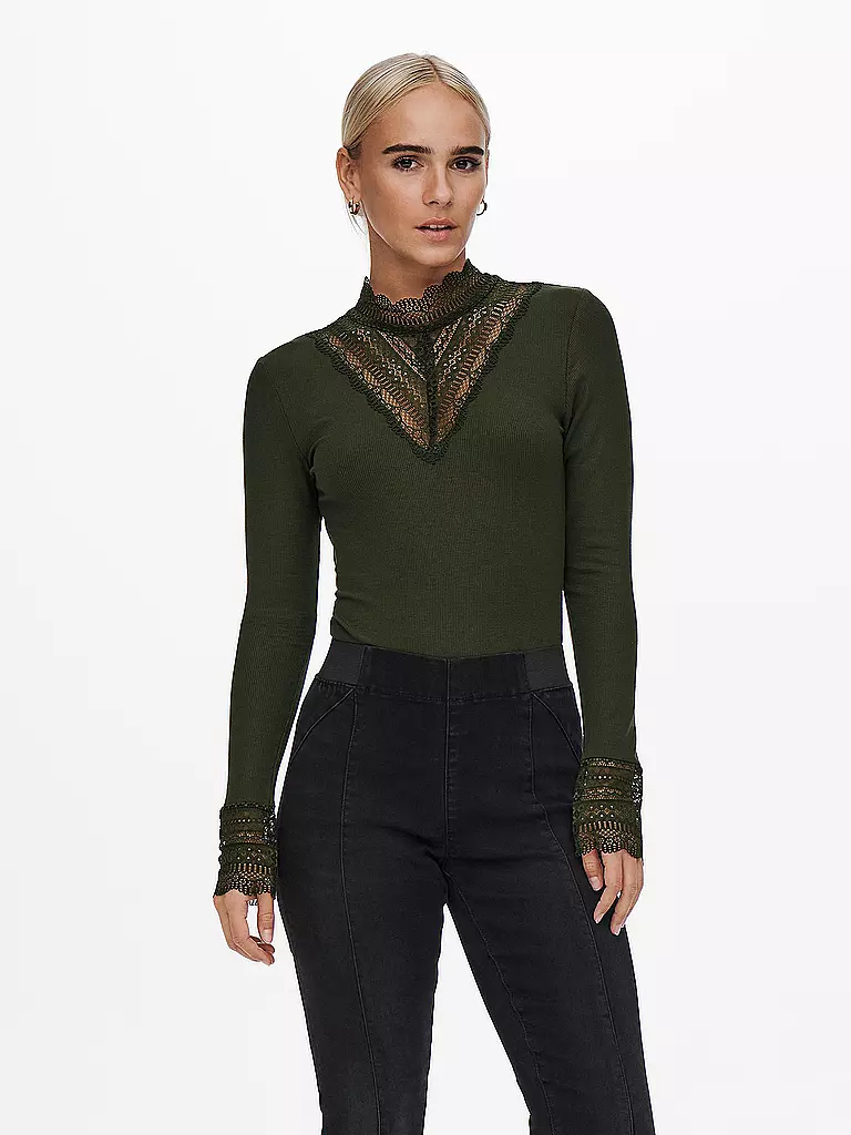 ONLY | Langarmshirt ONLTILDE | Olive