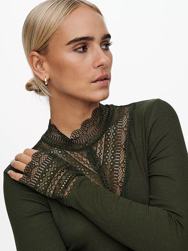 ONLY | Langarmshirt ONLTILDE | Olive