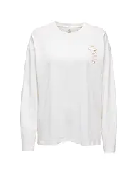 ONLY | Langarmshirt ONLVIVVI | Crème