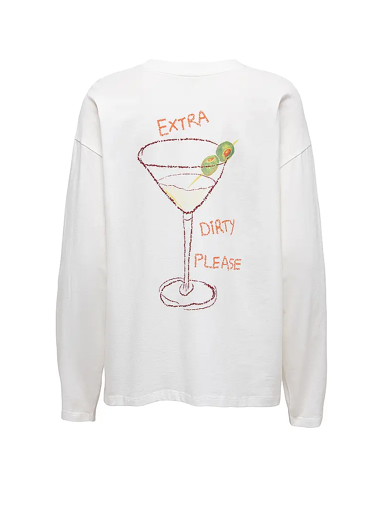 ONLY | Langarmshirt ONLVIVVI | Crème