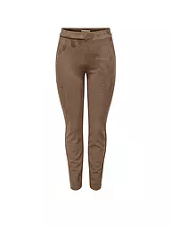 ONLY | Leggings aspect cuir ONLANGALINE | Camel