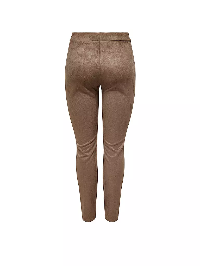 ONLY | Leggings aspect cuir ONLANGALINE | camel