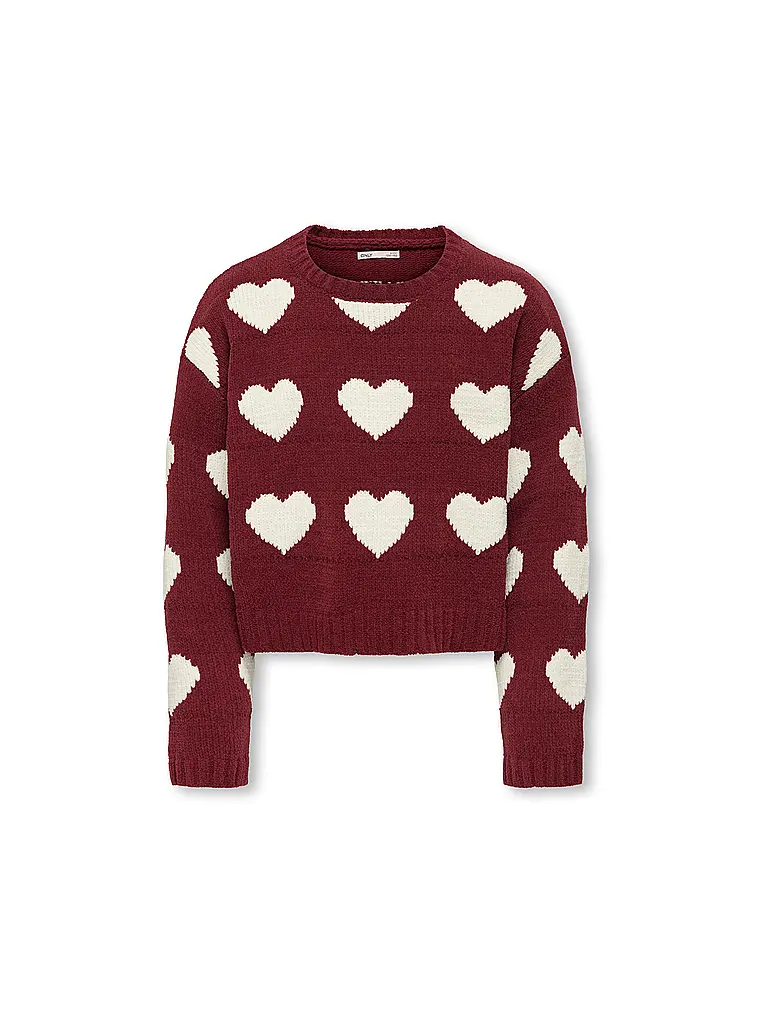 ONLY | Mädchen Pullover KOGSUS | Rouge foncé