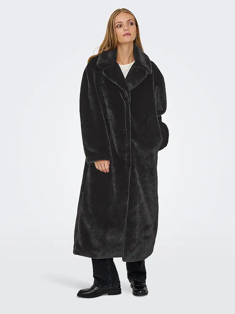 ONLY | Manteau en fausse fourrure ONLMEAGAN | schwarz