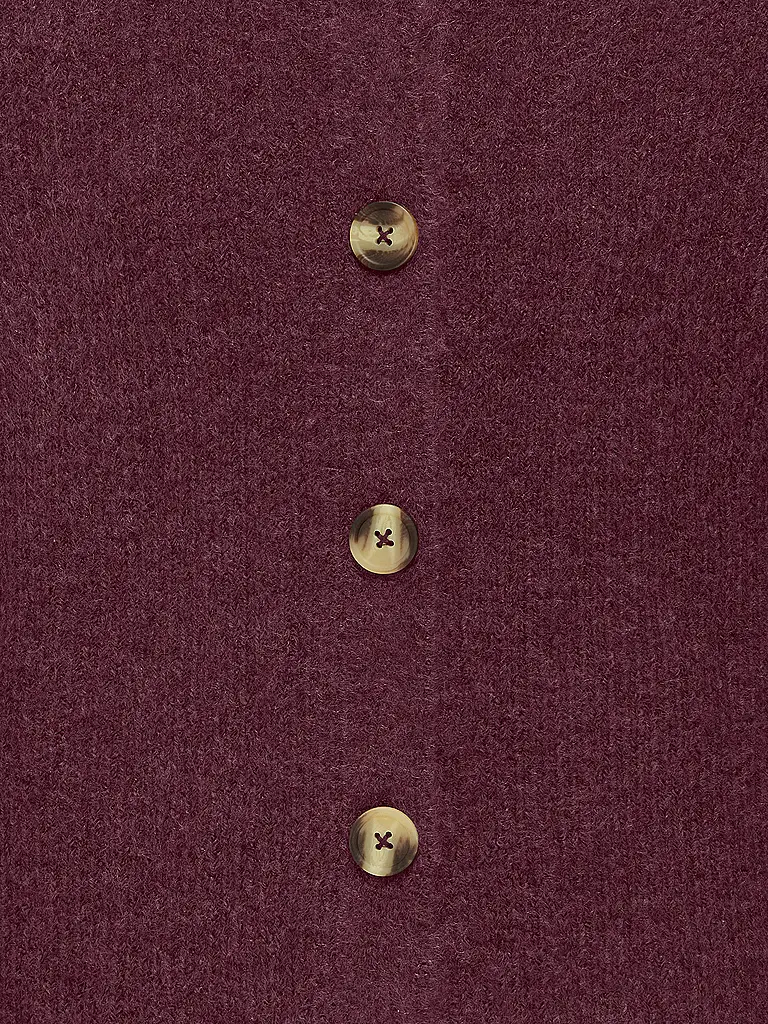 ONLY | Nom du produit: Cardigan en tricot pour fille KOGCAMILLA | Rouge foncé