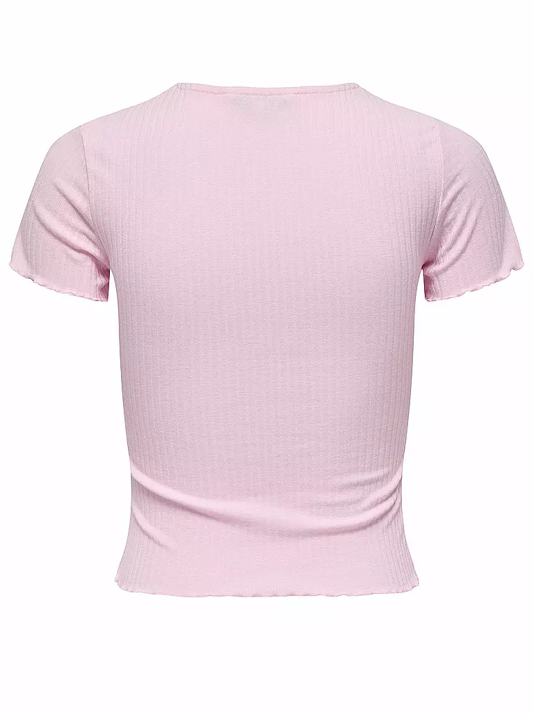 ONLY | Nom du produit: T-Shirt Cropped ONLEMMA | Rose