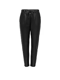 ONLY | Pantalon aspect cuir coupe jogging ONLPOPTRASH | Noir
