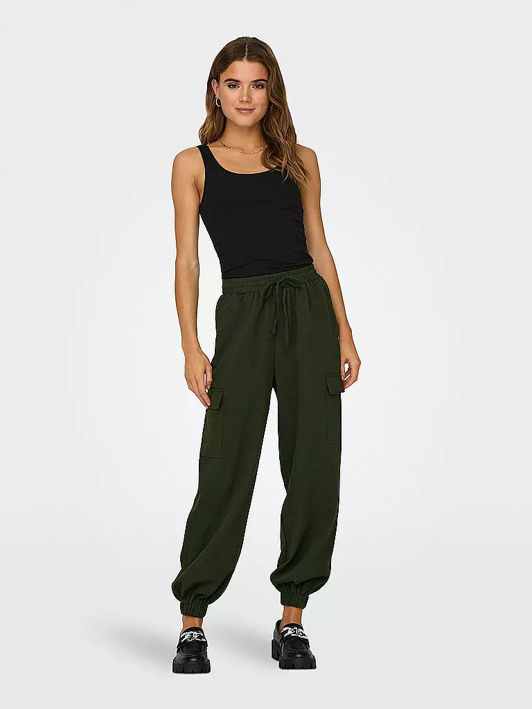 ONLY | Pantalon cargo ONLKATINKA | dunkelgrün