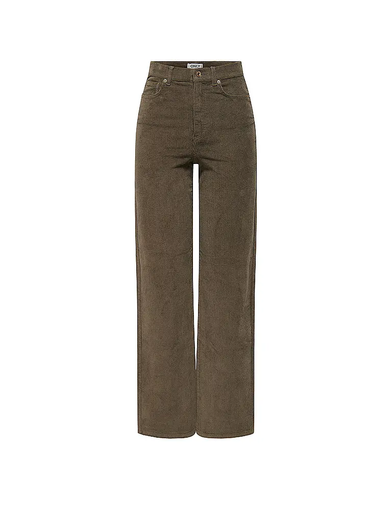 ONLY | Pantalon en velours côtelé Wide Leg ONLHOPE | braun