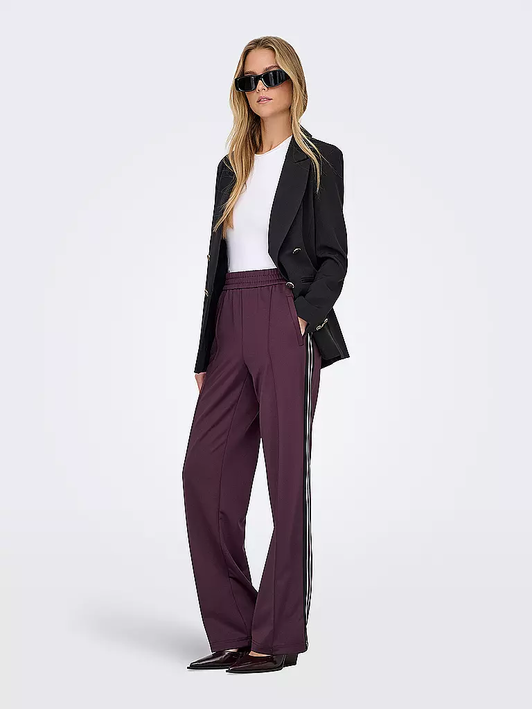 ONLY | Pantalon Marlene ONLWARM | dunkelrot