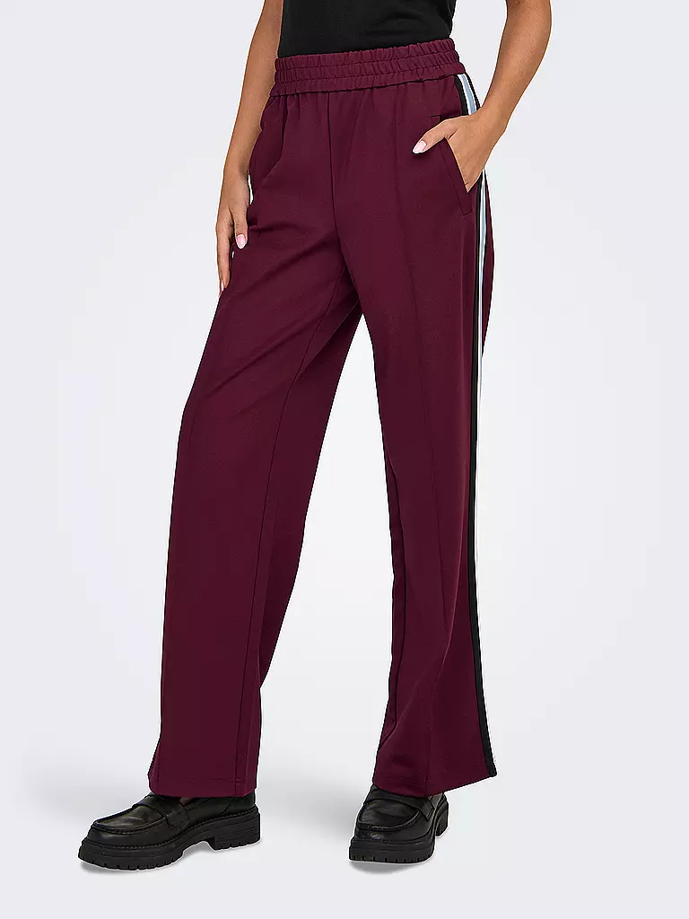 ONLY | Pantalon Marlene ONLWARM | dunkelrot