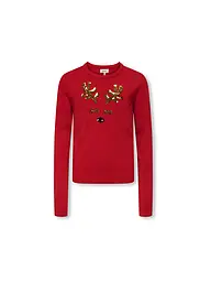 ONLY | Pull fille KOGXMAS | Rouge