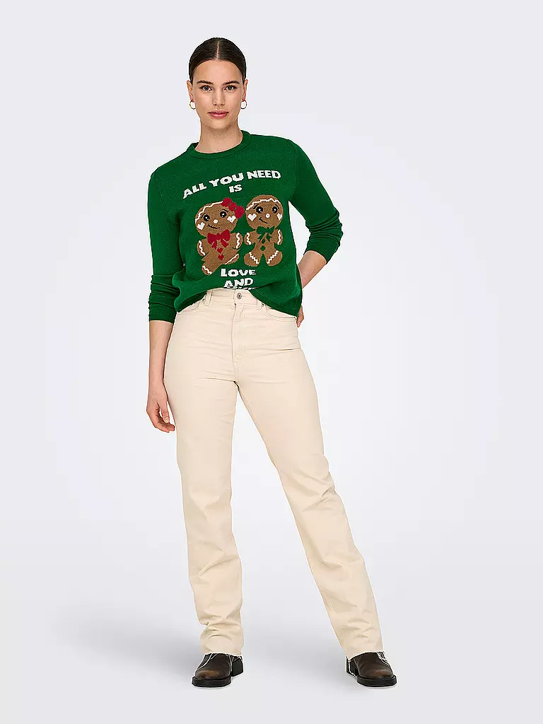 ONLY | Pullover  ONLXMAS GINGERBREAD | Vert