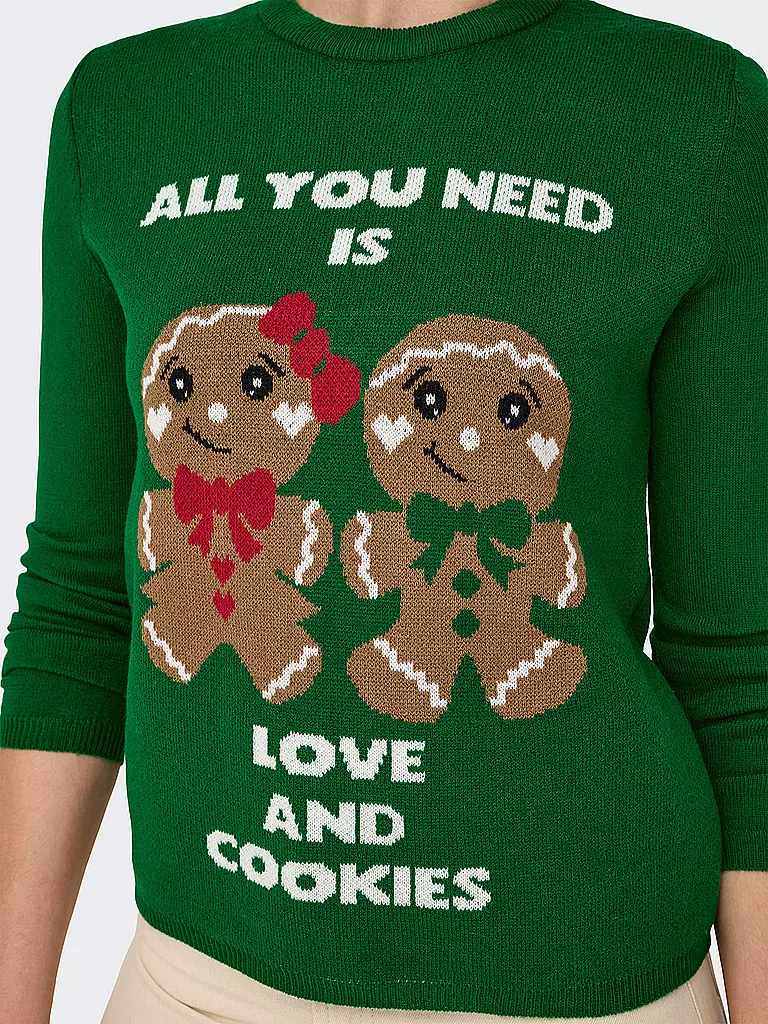 ONLY | Pullover  ONLXMAS GINGERBREAD | Vert