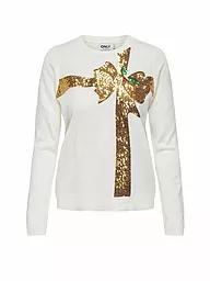 ONLY | Pullover  ONLXMAS | Blanc