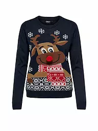 ONLY | Pullover  ONLXMAS | Bleu foncé