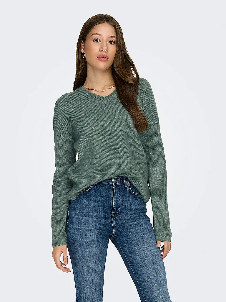 ONLY | Pullover ONLCAMILLA | Vert foncé