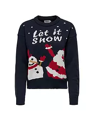 ONLY | Pullover  ONLXMAS | Bleu foncé