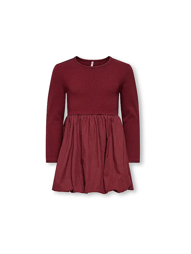 ONLY | Robe fille KMGTRINNY | Rouge foncé