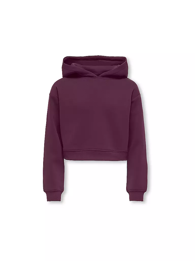 ONLY | Sweat pour fille KOGSWEAT LIFE | dunkelrot