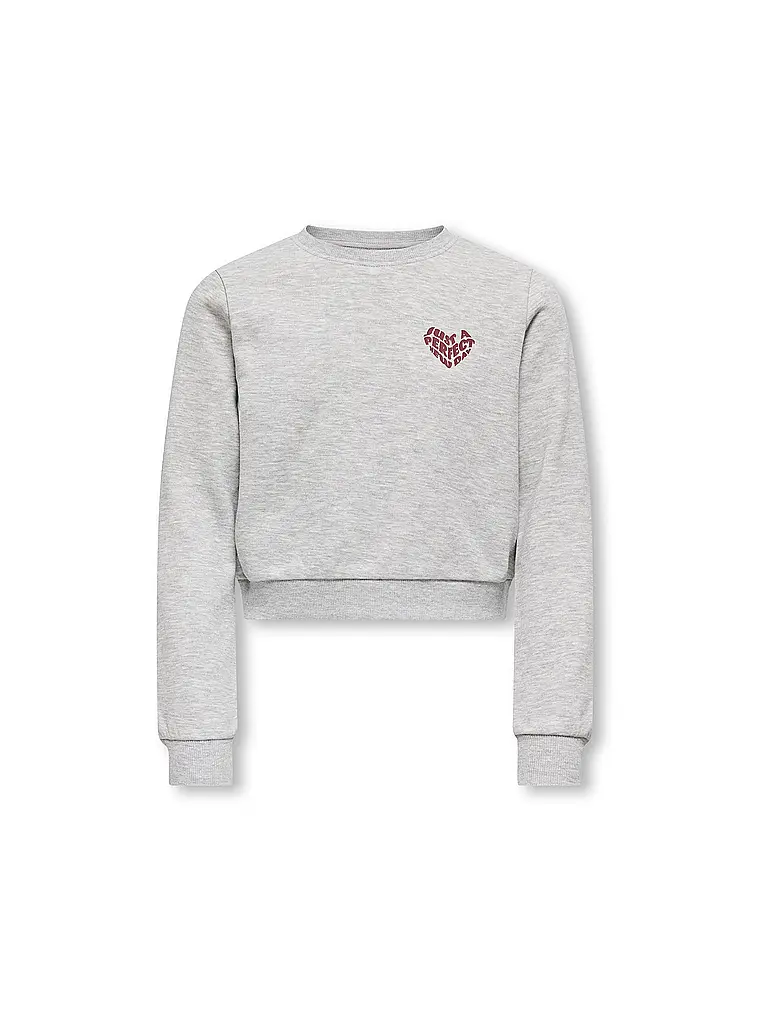 ONLY | Sweat-shirt fille KOGRITA | Gris clair