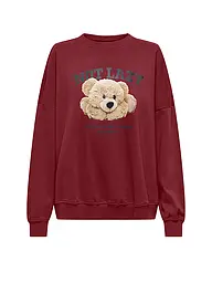ONLY | Sweat ONLBILA | Rouge foncé