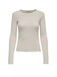 ONLY | Langarmshirt ONLCARLOTTA | Beige
