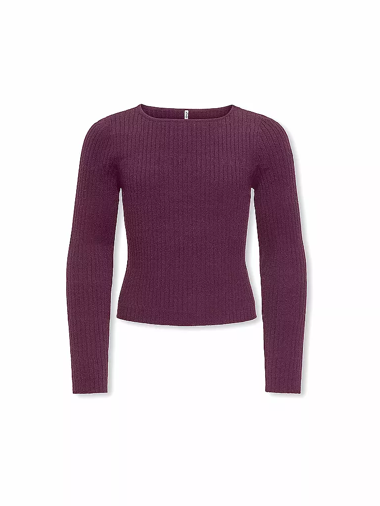 ONLY | T-shirt à manches longues pour fille KOGIBI | dunkelrot