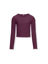 ONLY | T-shirt fille KOGNELLA | Rouge foncé