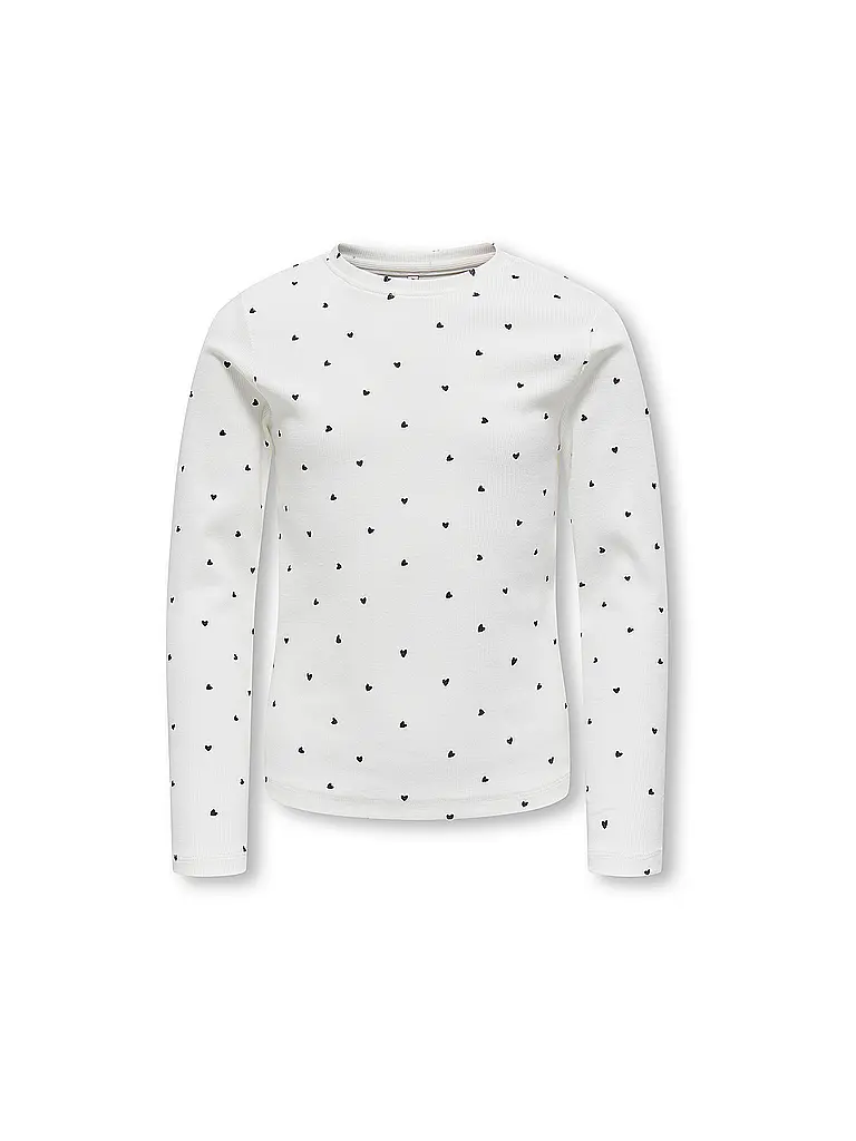 ONLY | T-shirt à manches longues pour fille KOGTRINNY | Blanc