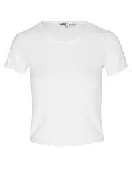 ONLY | T-shirt Cropped ONLEMMA | Blanc