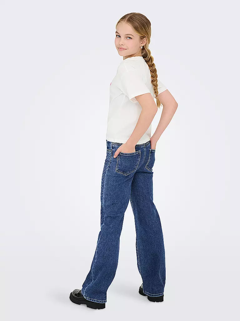 ONLY | T-shirt fille KOGMAIKEN LIFE CROPHEART | 