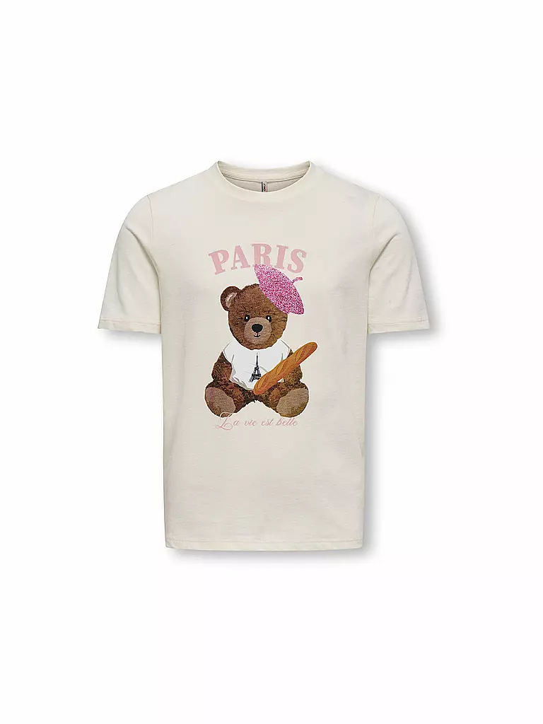 ONLY | T-shirt fille KOGROSA REG. | weiss