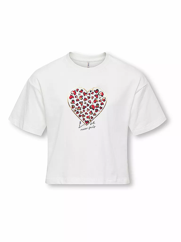 ONLY | T-shirt fille KOGTANYA | weiss