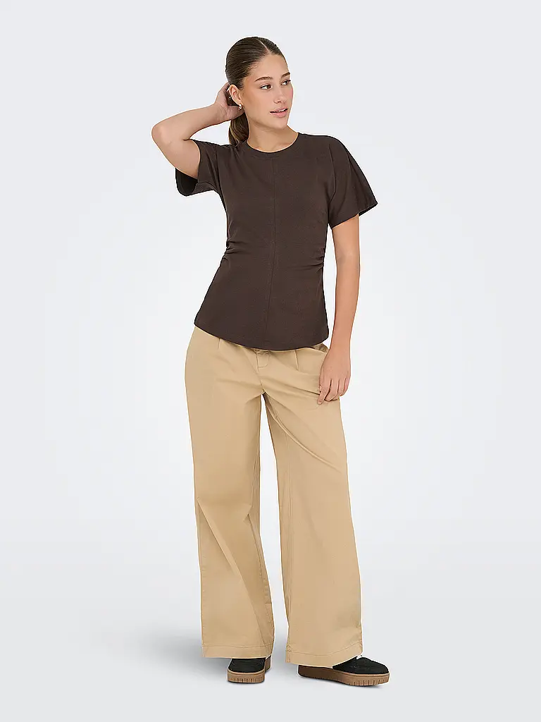 ONLY | T-Shirt ONLMARIE | Marron