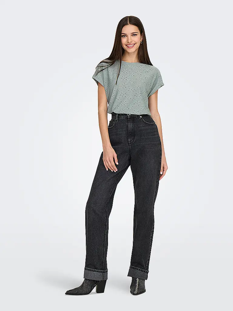 ONLY | T-shirt ONLSMILLA | Gris