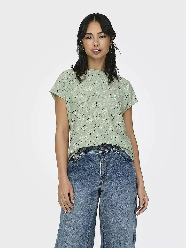 ONLY | T-Shirt ONLSMILLA | Vert clair
