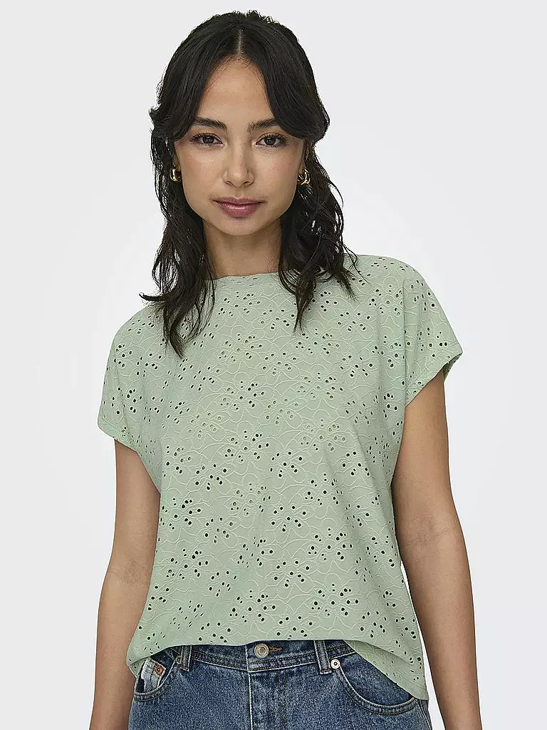 ONLY | T-Shirt ONLSMILLA | Vert clair