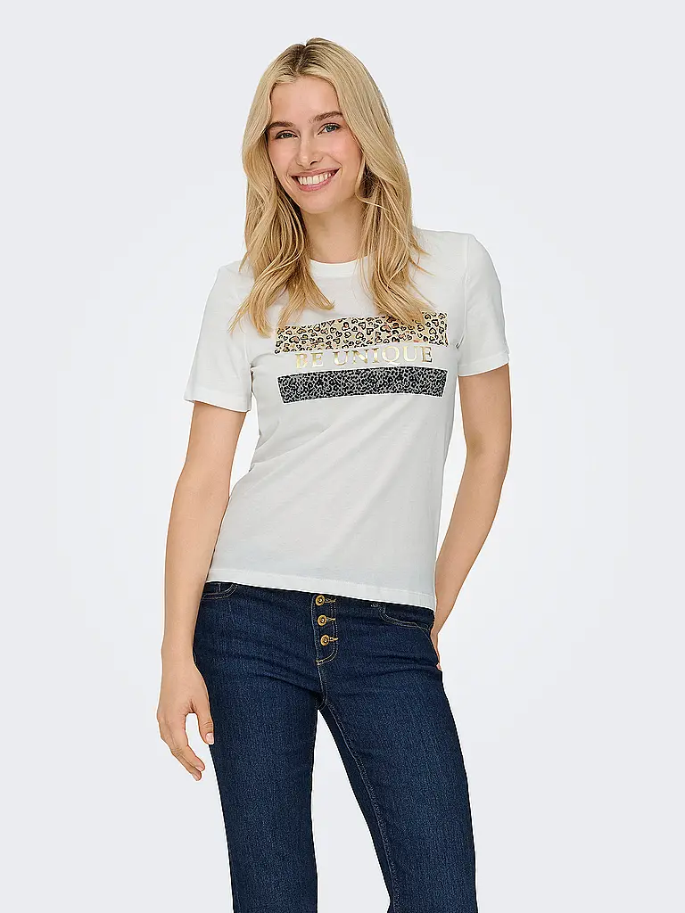 ONLY | T-shirt ONLTANYA | creme