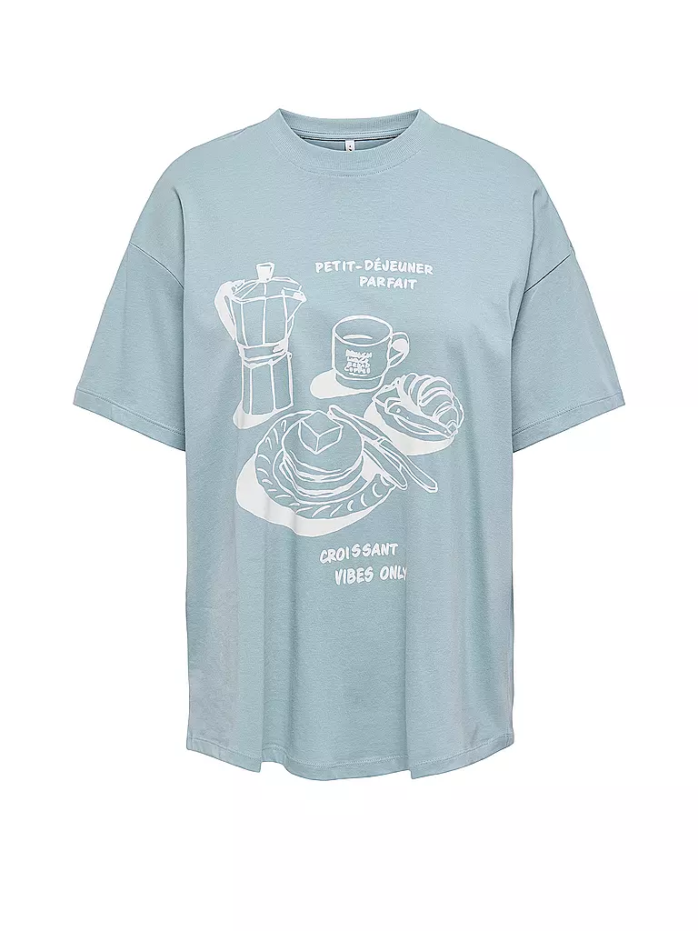 ONLY | T-Shirt ONLVIVVI | Bleu clair